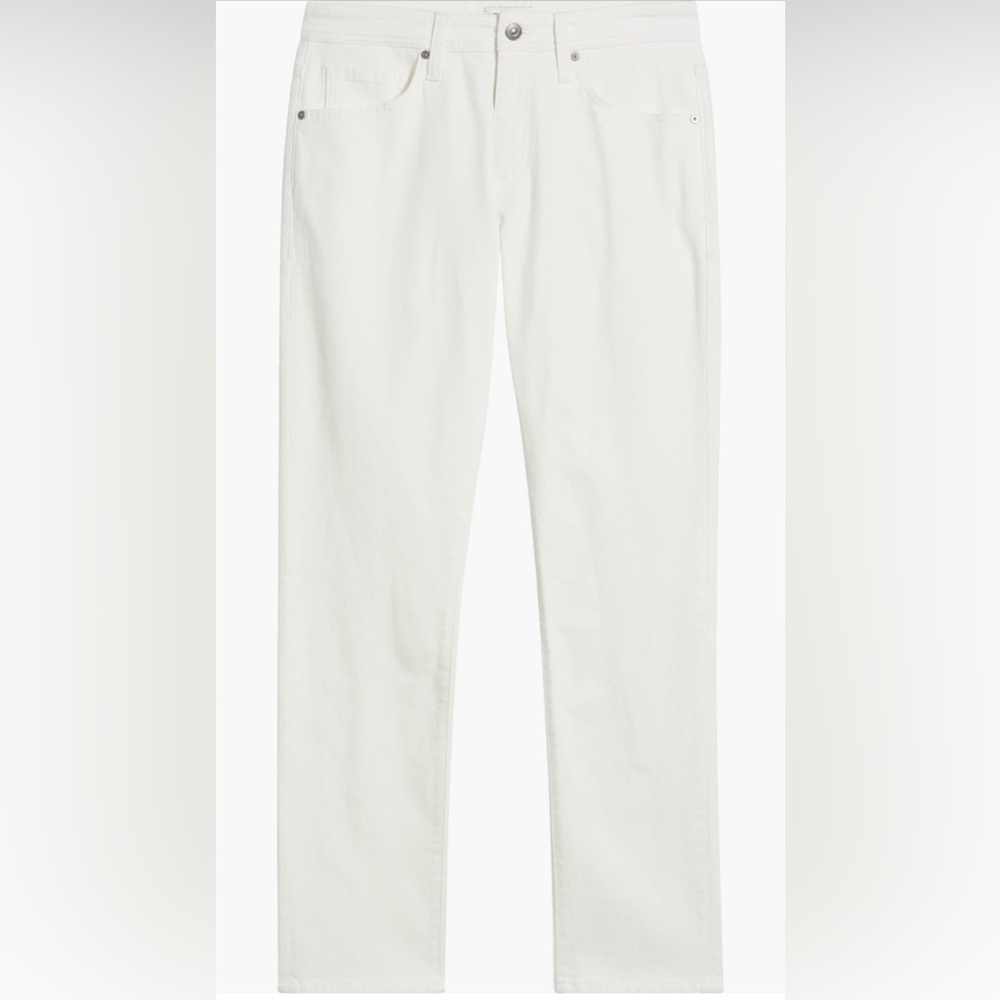 Citizens of Humanity‎ Slim Straight Jeans NWT Soft White High Rise - Picture 2 of 7